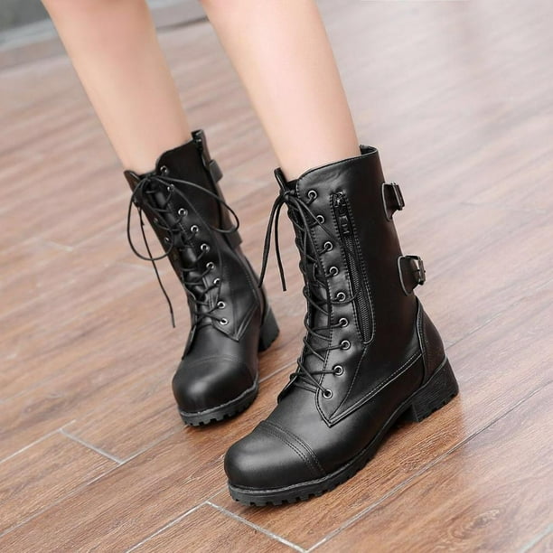 Autumn Winter Punk Martin Boots Men Fashion PU Leather Motorcycle Black Vintage Boots Autumn Winter Punk Martin Boots Men Fashion PU Leather Motorcycle Black Vintage Boots